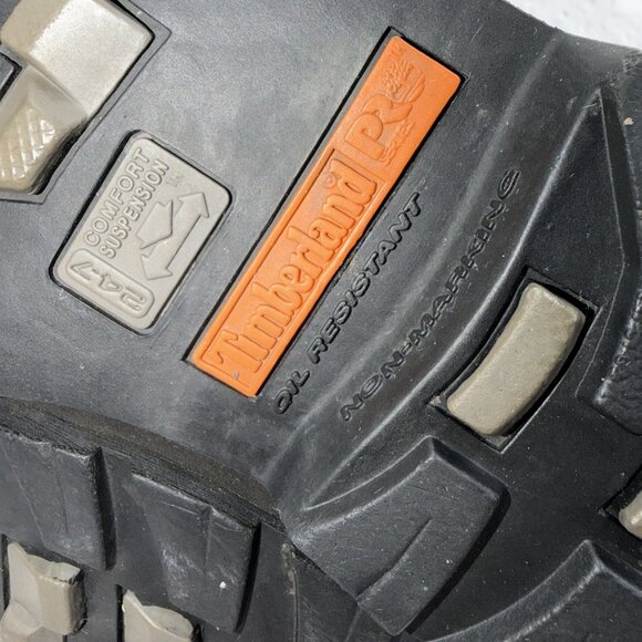 Timberland Pro 33034 24/7 Pit Boss Steel Toe Boots Brown 9.5 W Cushion Safety - Picture 12 of 12